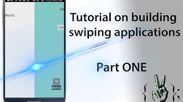 Tutorial for Creating Android Swiping Application using Tabbed Activity on Android Studio - Part 1