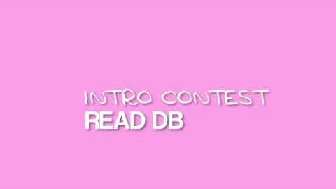 INTRO CONTEST. READ DB.