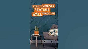 How to add panelling to your feature wall at home 🛠️🏠 #DIYtips #Howto #BandQ