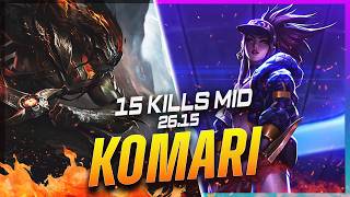 Komari - Yasuo vs Akali MID Patch 26.15 - Yasuo Gameplay