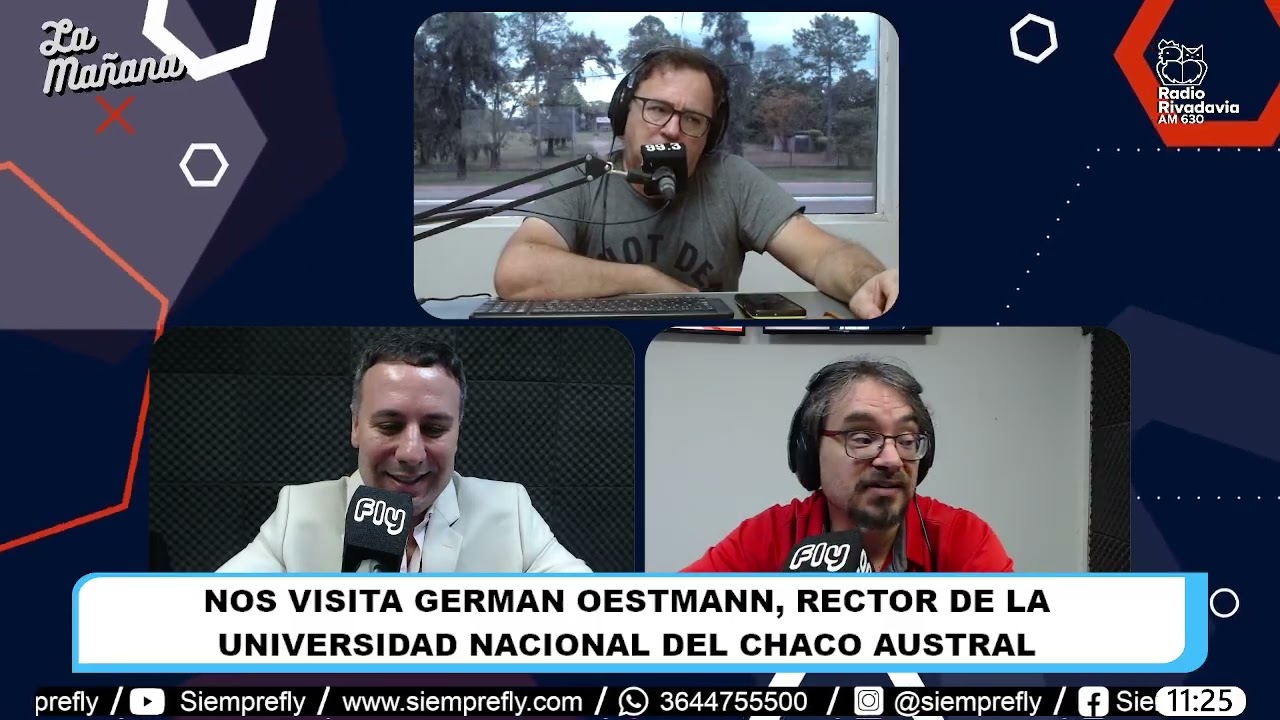 🔴𝗘𝗡 𝗘𝗦𝗧𝗨𝗗𝗜𝗢𝗦┃ Recibimos en #LaMañana al Rector de UNCAus, Germán Oestmann