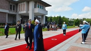 İran Cumhurbaşkanı Ruhani Çankaya Köşkü&#39;nde-09.06.2014