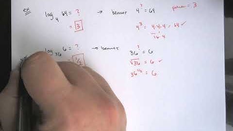 MA 130 4.2 Evaluating Logarithms