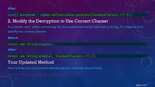 Fixing AES Encryption Issues: Why Are My Double Quotes Showing As  ?