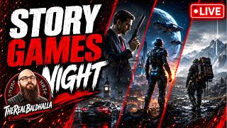 🔴 LIVE: TheRealBaldhalla's Story Games Night | RoboCop Rogue City