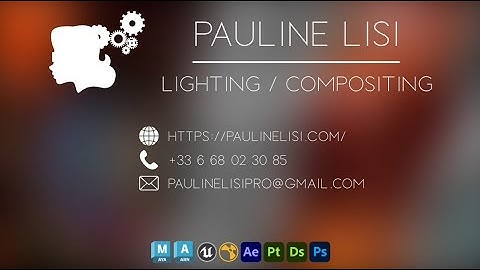 LISI Pauline • Lighting / Compositing SHOWREEL 2025