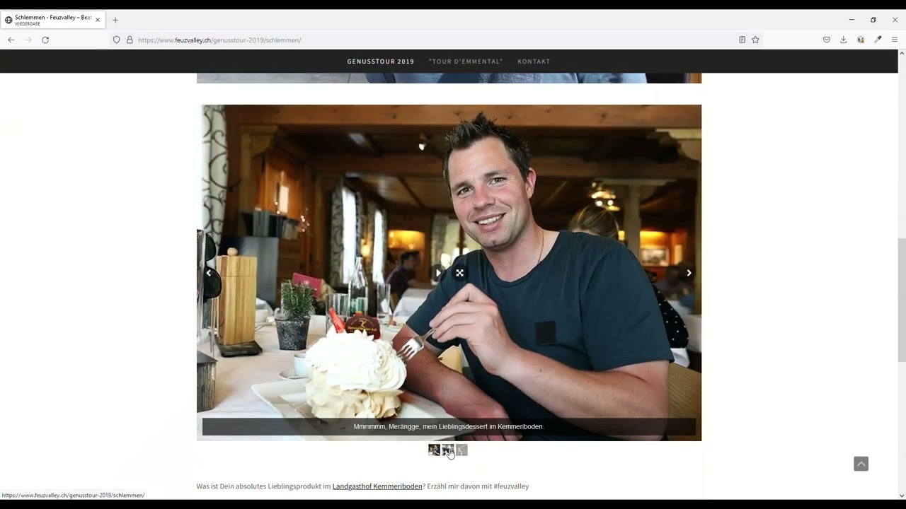 Event & Tourismus AG - Referenzprojekt «Feuzvalley»