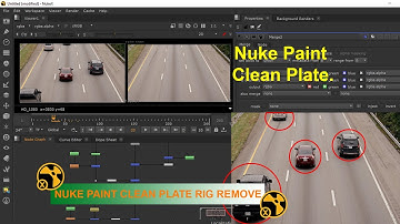 How to Remove Object In Nuke || Nuke Clean Plate VFX Paint || VFX Paint Tutorial[HINDI]