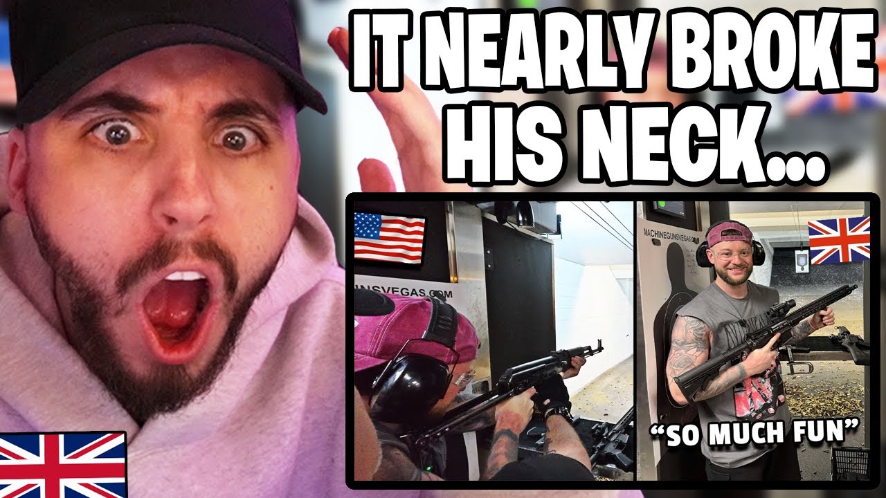 Brit Reacts to Brits Shoot Guns in America for the FIRST TIME! - YouTube