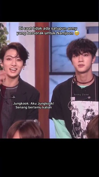 Disaat tidak ada satu army pun yang bersorak untuk namjoon😭Ahk sakit banget😭