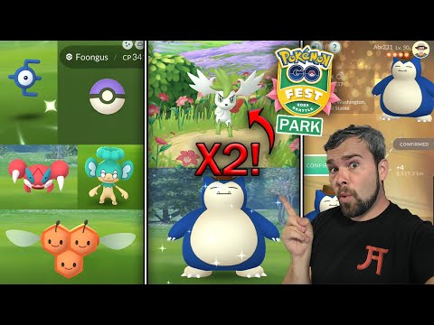 GO FEST Seattle park experience! We got 2 Shaymin!?