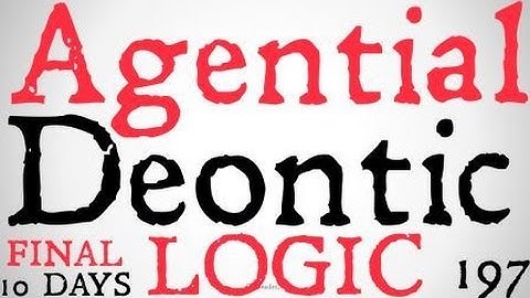 Agential Deontic Logic (Bringing About)