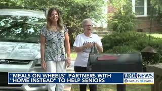 Wake County groups partner in giving senior citizens a friend, meal