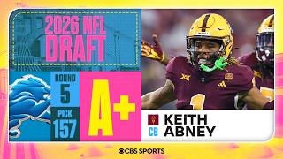 Lions select Keith Abney in Fifth Round | 2026 NFL Draft Grades & Reaction