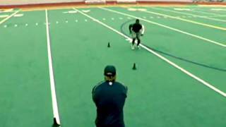 Nike LB Drill - 45 back react