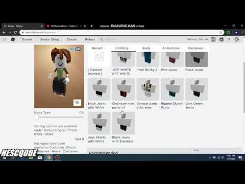 How to make tiniest avatar in roblox For FREE! (2020)