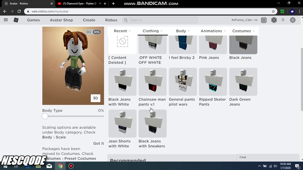 How To Make Tiniest Avatar In Roblox For Free 2020 Youtube