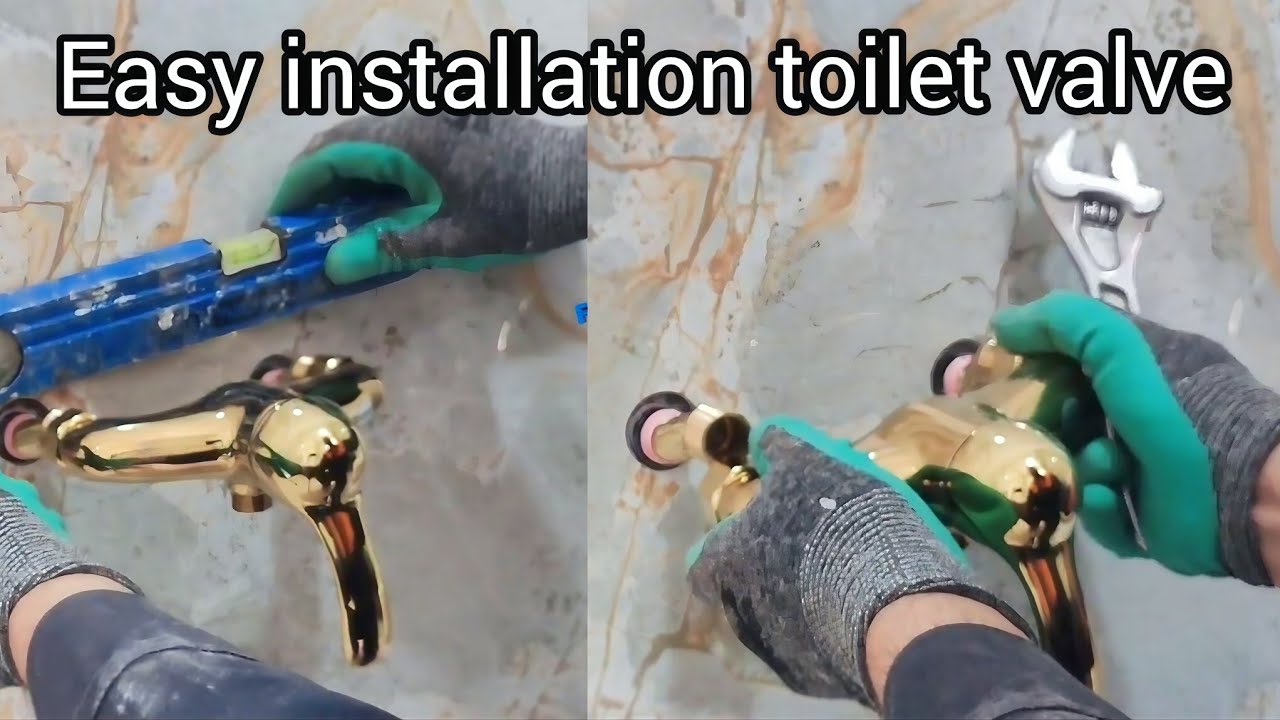 How to Install toilet Faucet install valve #diy #plumbing #toilet #tips ...