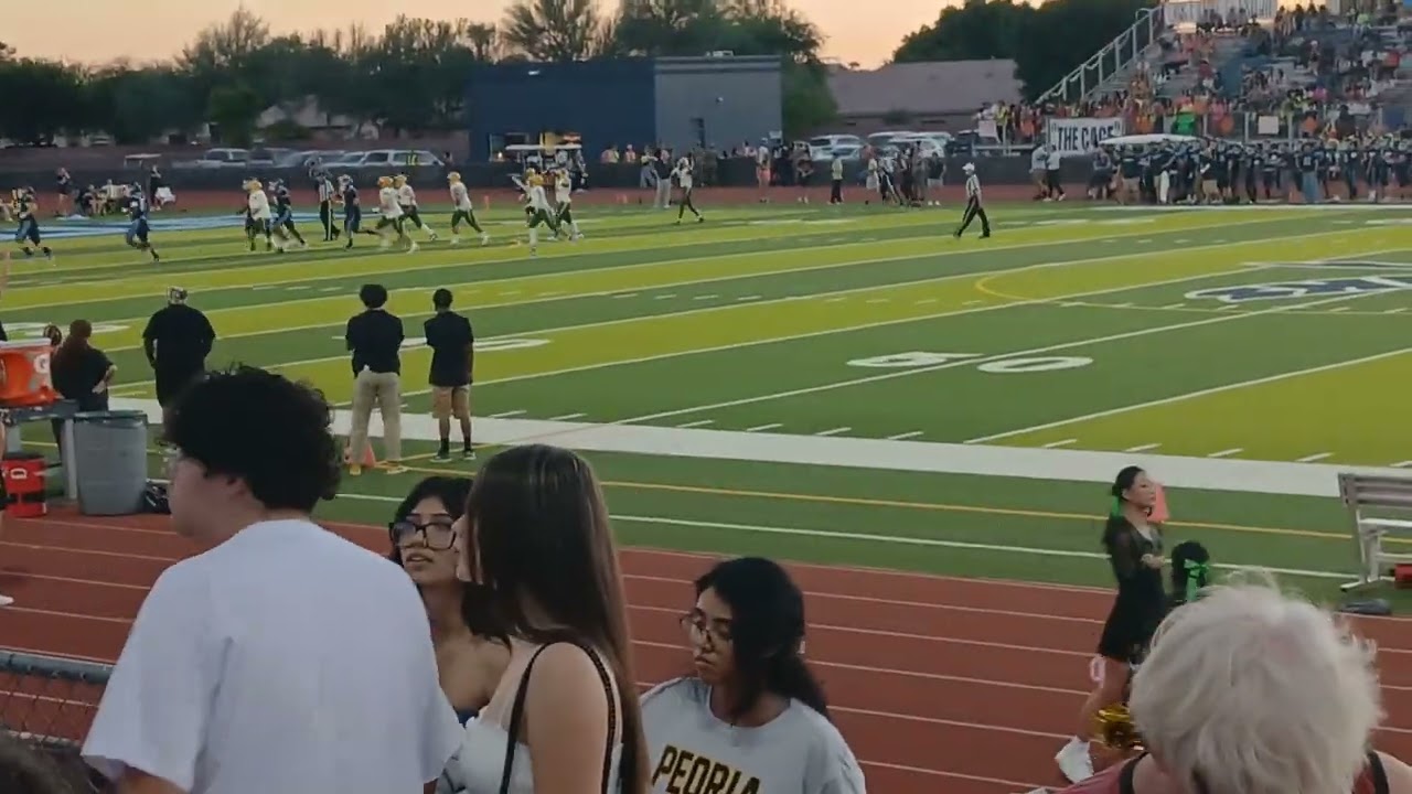 Friday night Football!! Varsity peoria Panthers vs Varsity desert valley Skyhawks PART 1