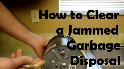Jammed Garbage Disposal: How to Clear a Jammed Disposal Quickly and Without a Plumber