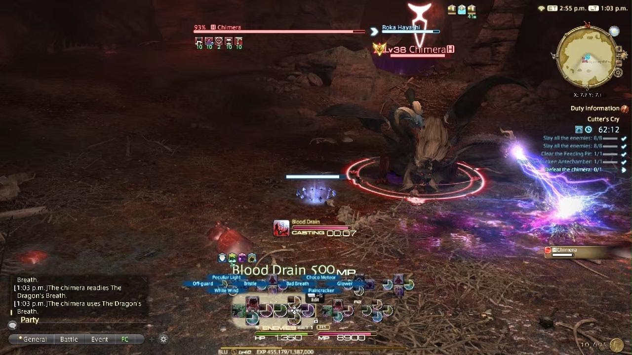 Cutter's Cry chimera solo synced YouTube