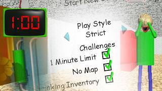 Strict + All Challenges in Baldi's Basics Plus!