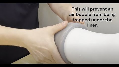 How to Put On a Prosthetic Liner - Below Knee - Cushion