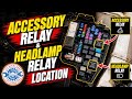 Mazda CX-5 2015 Petrol 1998cc Accessory Relay &amp; Headlamp Relay Location 