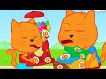 고양이 가족 한국어 - 누구의 검볼 기계인가? - 어린이를 위한 만화