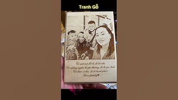 Khung ảnh gỗ khắc tên hình ảnh theo yêu cầu, Tranh gỗ để bàn #tranhgo #khunganhgo #khunganhdeban