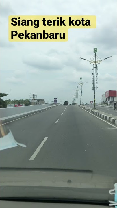Suasana siang di flyover kota Pekanbaru #shorts #roadtrip