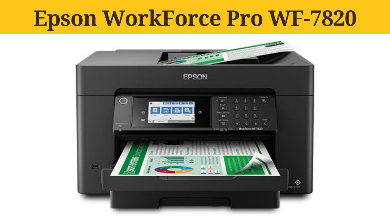 Faktura ingeniør reference How to download Drivers for Epson WorkForce Pro WF-7820 - YouTube