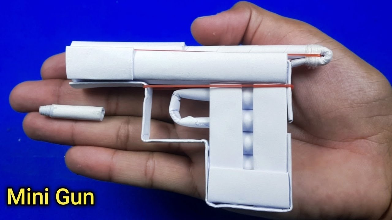 Remote Control Papper Gun How to make a Paper Gun | Mini Paper Gun | Paper Gun Pistol | Paper ...