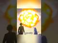 The girl waved her hand casually, and a massive fireball suddenly appeared in the sky. #anime