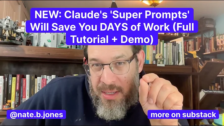 NEW: Claude's 'Super Prompts' Will Save You DAYS of Work (Full Tutorial + Demo)
