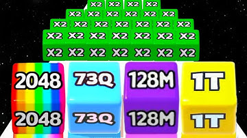 Jelly Race Number Game vs Hole Merge Run - Level Up Number (ASMR, Math Games) New Update