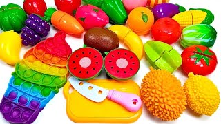 ASMR Plastic Fruit Cutting ✨ | Watermelon, Corn, Pumpkin &amp; Toy Food Sounds