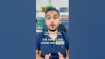 Avoid Repetitive Coding with Python Functions
