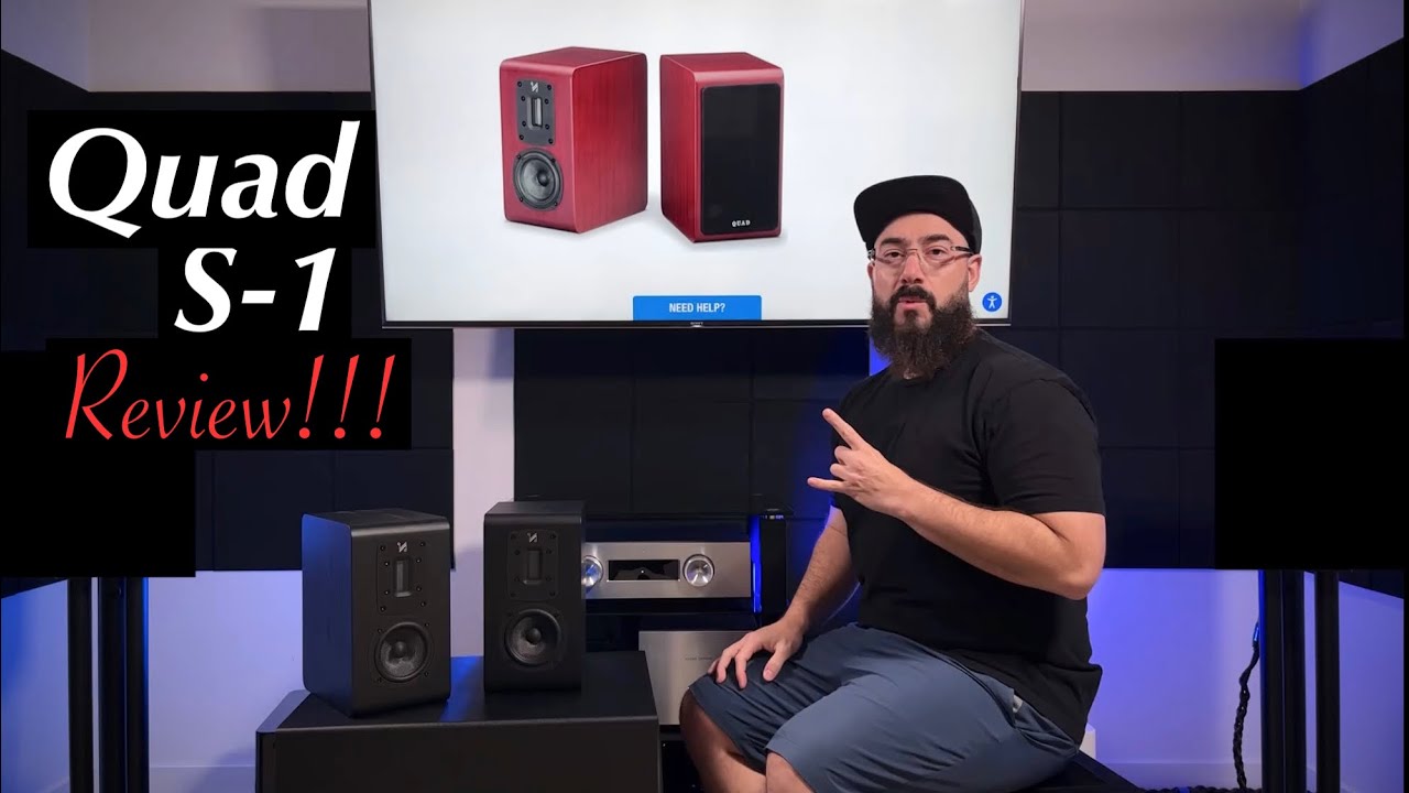 Quad S-1 Bookshelf Speaker Review. ehhhh desktop speaker review