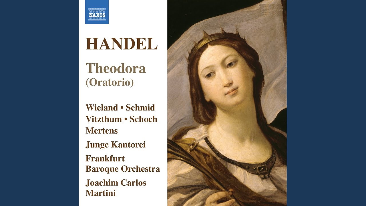 Ver Theodora, HWV 68: Act III Scene 5: Recitativo: 'Tis kind, my friends, but kinder still... no YouTube Ver Theodora, HWV 68: Act III Scene 5: Recitativo: 'Tis kind, my friends, but kinder still... no YouTube