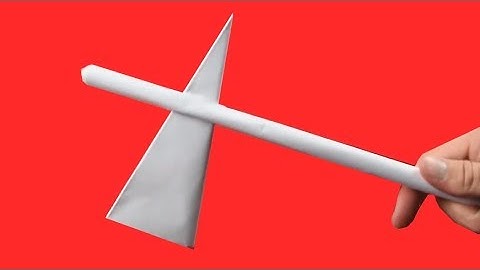 How To Make a Paper TOMAHAWK Saw