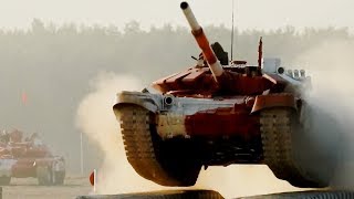 Российские Танки Тоже Летают, Только Низенько | Танковый Биатлон 2017 | Армия 2017