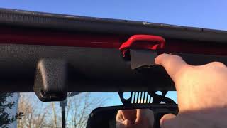 Installing Overhead CB / Ham Radio Mount in Jeep Wrangler