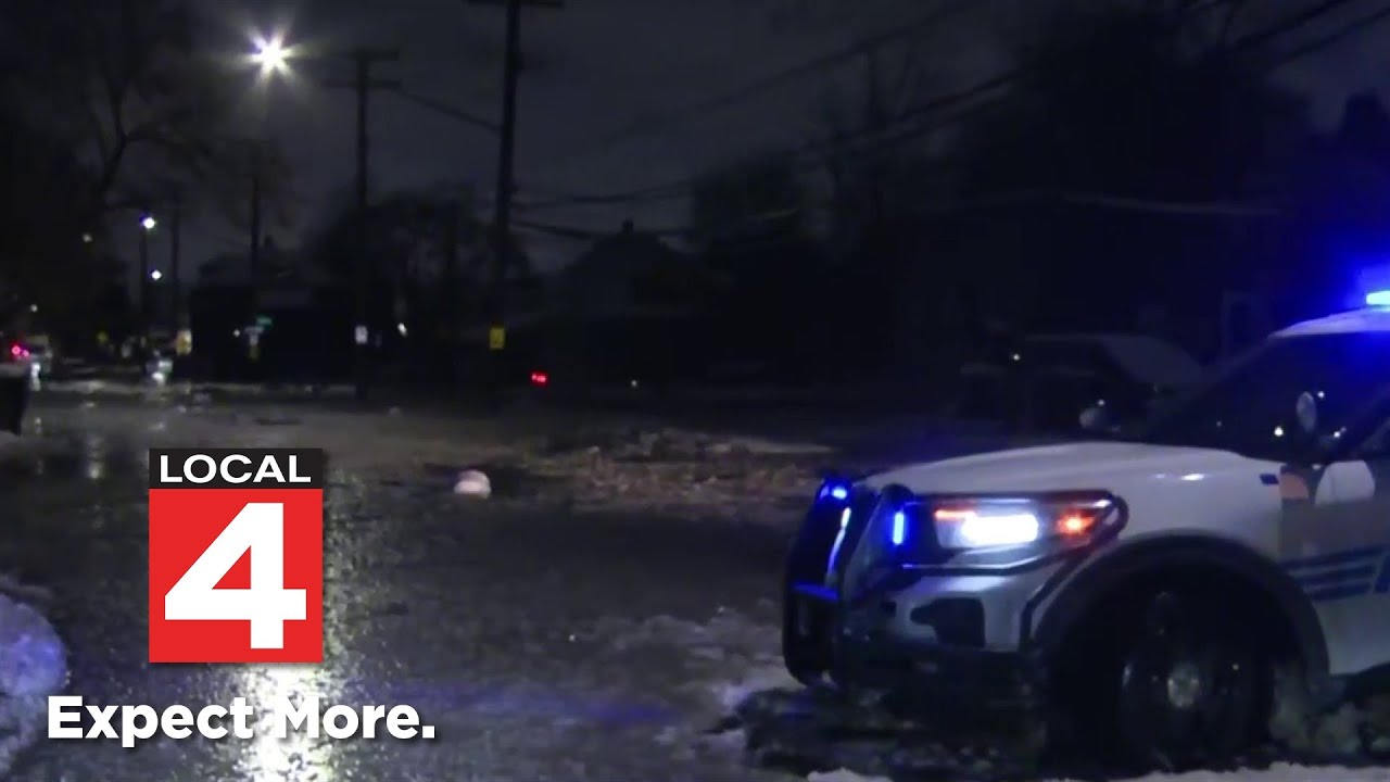 Water main break flooding streets, homes in Southwest Detroit ...