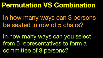 Permutation VS Combination (Tagalog/Filipino Math)