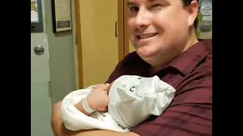 My son birth video