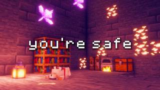 you're safe in here... (minecraft cozy ambience | fireplace sounds & music) screenshot 3