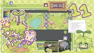 Pixel Art Stream [11] Working on Sprout Lands Assets 🌱✨🍀 - Coworking with Nooble