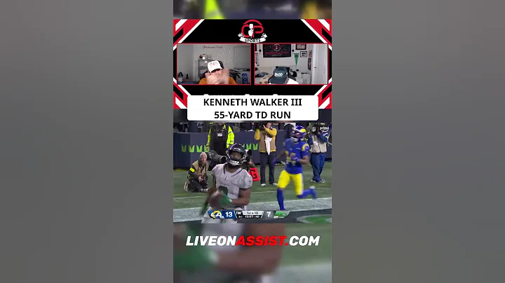 Kenneth Walker With A 55 Yard Run!