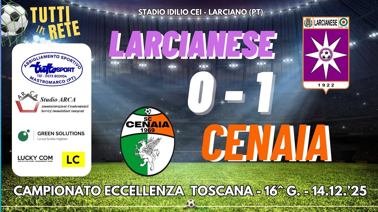 LARCIANESE  0 -1  CENAIA 1969